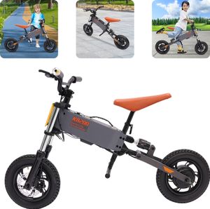 Dětské balanční kolo, elektrické balanční kolo, elektrická motorka pro chlapce a dívky, šedá barva