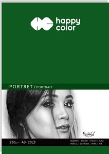 Blok PORTRET A3 20 ark. 250g. Happy Color