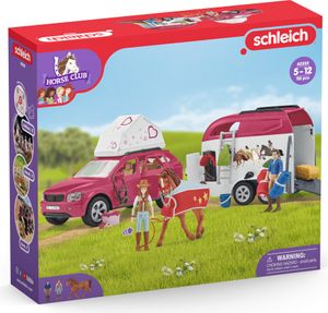 Schleich® 42535 Schleich® Horse Club 42535 Abenteuer mit Auto und Pferdeanhänger Spielfiguren-Set