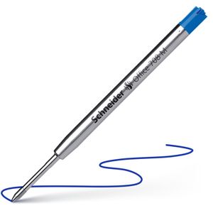 Kugelschreibermine Schneider Office 708, Großraummine im G2-Format, 10 Stück, Schreibfarbe:blau