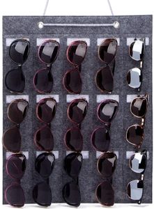 Sonnenbrille Aufbewahrung Organizer, Wand hängende Beutel Taschen für Brille Brillenetui