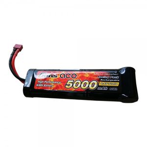 Gens Ace 5000mAh 8,4V 7-Zellen NiMH Flat Battery Pack mit T-Stecker