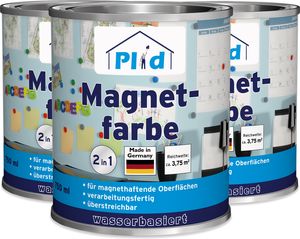 plid Premium Magnetfarbe Magnet Magnetlack Magnetwand 2,25l