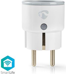 Nedis SmartLife Smart Stecker - Wi-Fi - IP21 - Leistungsmesser - 2500 W - Schutzkontakt / Typ F (CEE 7/7) - -10 - 40 °C - Android / IOS - Weiss - 1 Stück