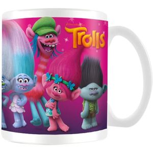 Trolls - Kaffeebecher, Figuren PM2786 (Einheitsgröße) (Pink/Weiß/Blau)