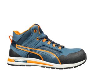 PUMA® 10010280347530 PUMA® Herren S3 Sicherheitsschuhe "CROSSTWIST MID" URBAN PROTECT blau Größe  41