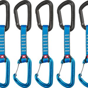 Ocun HAWK QD Combi PA 16 5er pack 5er blau Rovná brána/drôtená brána 10 cm