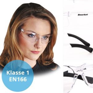 Schutzbrille Sicherheitsbrille Augenschutz Gelpolster  LAW EN166 NEU