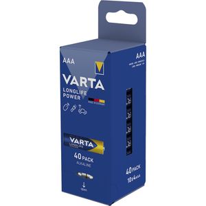 Alkalické baterie Varta Micro AAA LR03 Longlife Box (40 balení) 04903 121 154