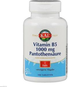 Vitamin B5 1000 mg kyselina pantothenová Kal tablety 100 kapslí