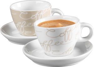 Ritzenhoff und Breker Cornello creme Espressotassen Set 4 teiliges Set