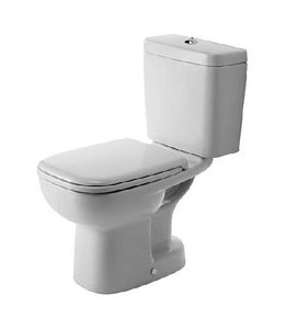 Duravit D-Code - Stand-WC-Kombination, Abgang senkrecht, mit HygieneGlaze, Alpinweiß 21110120002