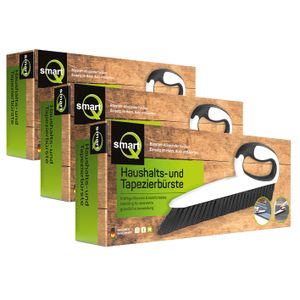 Haushaltsbürste Tapezierbürste smartQ Malerbürste Tapezierwischer Bürste 3er SET