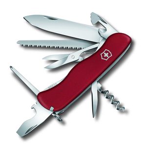 Victorinox Outrider Taschenmesser mit 14 Funktionen in Rot  Mittelrot