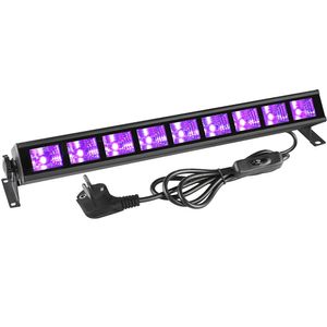 36W LED UV Schwarzlicht Lightbar LED Lampe Black Light Partybeleuchtung ​für Party, Bar, Neonfarben, Club, Disco