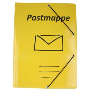 Mica College - Postmappe - Eckspanner DIN A4 - in gelb