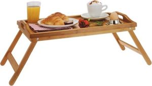 Bambus Tablett mit Klappbaren Beinen