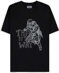 Star Wars T-Shirt Herren The Mandalorian schwarz XL