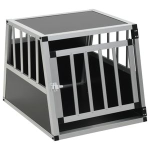 Hommie® Hundetransportbox mit Einzeltür 54 x 69 x 50 cm - Gewicht:9,65