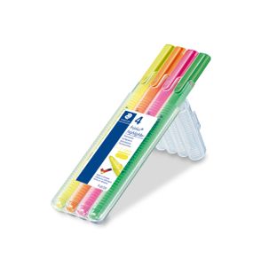 Zakreślacz STAEDTLER "triplus textsurfer" etui 4 szt