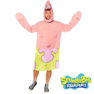 Seestern Patrick Kostüm aus Spongebob Schwammkopf für Herren, Größe:M