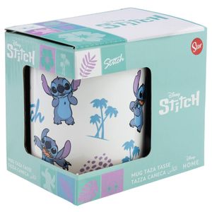 Keramik Tasse | Disney Stitch | 325 ml | Henkel-Becher in Geschenkbox