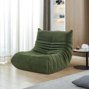 Fortuna Lai Single Sofa Chill Chair Líná rozkládací židle, zelená