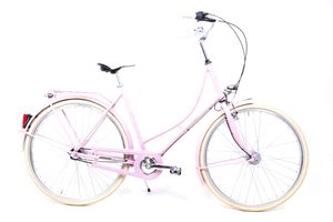 28 Zoll Holland Fahrrad City Bike Damen Nostalgie Shimano 3 Gang Rücktritt pink