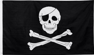 Flaga BRUBAKER "Skull & Bones" piracka flaga podnoszona - 150 x 90 cm