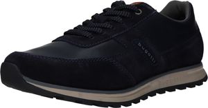 Bugatti Schnürhalbschuhe bequem in blau, Gr. 46