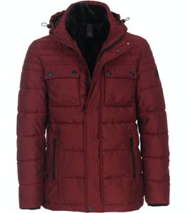 Casa Moda - pánska zimná bunda s kapucňou (523926800), veľkosť:XXL, farba:červená (436)