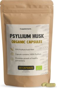 Kapsle s vlákninou Psyllium Husk 500 mg