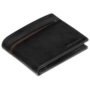 ROYALZ 'Nashville' Vintage Leder Brieftasche Herren mit RFID Blocker 7 Kartenfächer Männer Geldbeutel Portmonee, Farbe:Schwarz