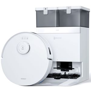 ECOVACS DEEBOT T30C PRO Omni Saugroboter mit Wischfunktion，12800Pa Staubsauger Roboter, 70°C Heißwasser-Moppwäsche, Wischroboter mit Lifting-Mopp
