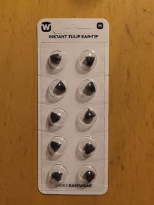 Widex Instant Tulip Ear-Tip veľkosť M v blistri po 10 kusov pre zariadenia Ex handset