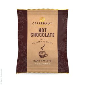 Hot Chocolate DARK Callets, Callebaut, heiße Schokolade, Kakao, 25 Portionsbeutel