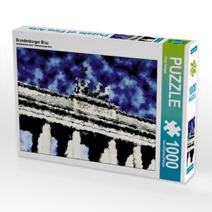Calvendo Brandenburger Blau 1000 Teile Puzzle quer 640x480mm, Hebgen Peter; 7357131