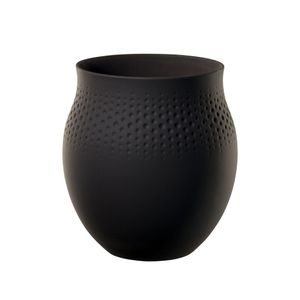 Villeroy & Boch Vase Manufacture Collier noir schwarz