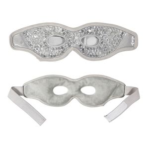 Augenmaske Kühlend Kühlbrille, Gel Augenmaske Kühlend Augen Kühlpads mit Gelperlen, Cooling Eye Mask (grau)
