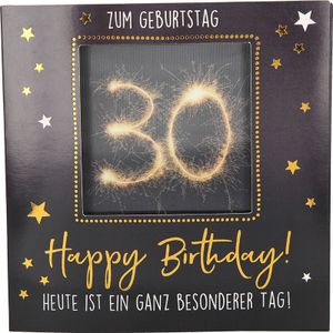 Depesche Klappkarten 3D mit Musik & Licht Sortierung : Zum Geburtstag 30 Happy Birthday! Klappkarten 3D mit Musik & Licht Sortierung : Zum Geburtstag 30 Happy Birthday!