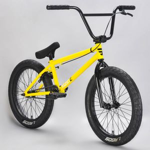 mafiabikes Kush2 20 Zoll BMX Fahrrad ab 145 cm unisex Jugendliche Erwachsene Einsteiger Bike, Farbe:yellow
