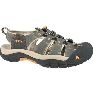 Keen Herren Trekking Sandale Grau/Gelb, Schuhgröße:EUR 44.5