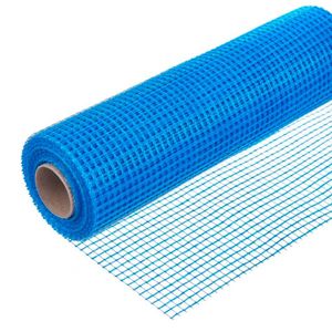 Dalsys Armierungsgewebe universal 105 g/m² Glasfasergewebe Blau 10m, 1 Rolle, Innenputz und Außenputz, Verhindert Risse in der Putzschicht