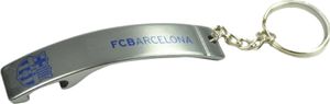 Oficiálny futbalový prívesok na kľúče FC Barcelona s otváračom na fľaše BS101 (jedna veľkosť) (strieborná/modrá)