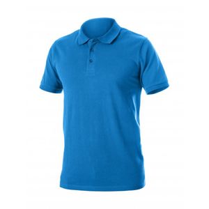 Högert Polo-Shirt "Tobias" 100% Baumwolle Hellblau 3XL