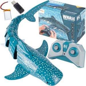 MalPlay RC Hai mit Fernbedienung | 36cm lang | Schwimmspielzeug Unterwasser | Geschenk für Kinder ab 6 Jahren