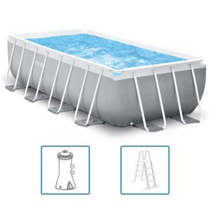 INTEX Pool-Set Prism Frame Rechteckig 400x200x100 cm