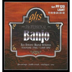 GHS PF120 Professional Banjo Struny do bandżo