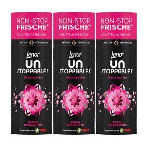 Lenor Unstoppables Wäscheparfüm Duftperlen Fresh Sensations 160g (3er Pack)