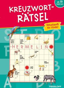 Kreuzworträtsel: Rätselspaß für Kinder (blau)